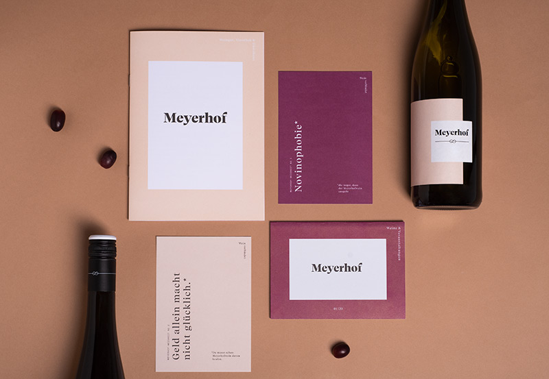 Corporate Design Weingut Meyerhof, Flonheim